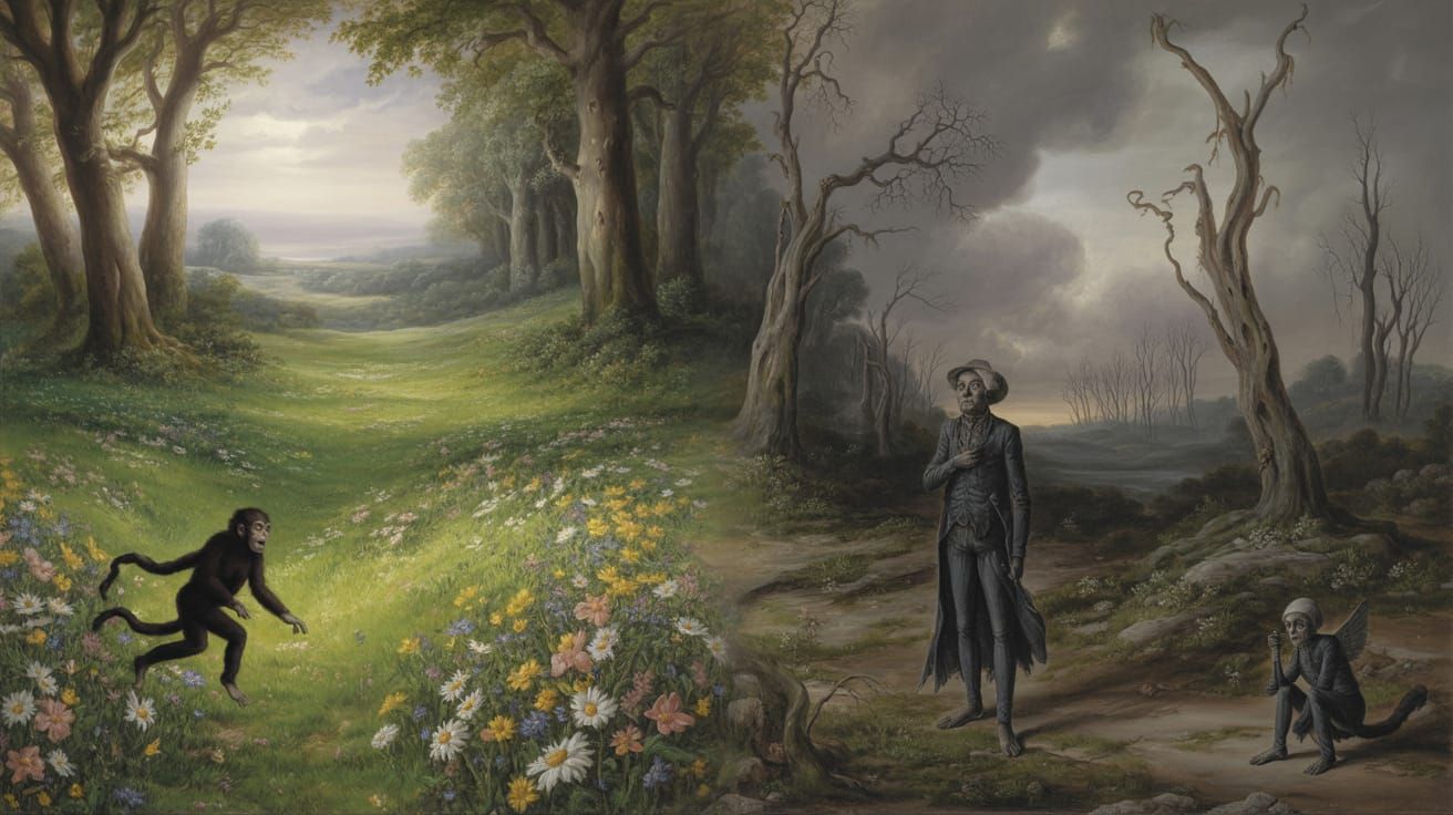 Where two realities meet.