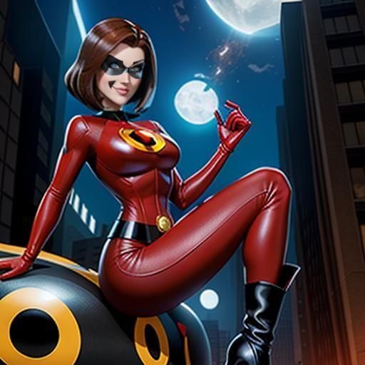 Elastigirl: Mrs. Incredible in her Iconic Super-Suit
