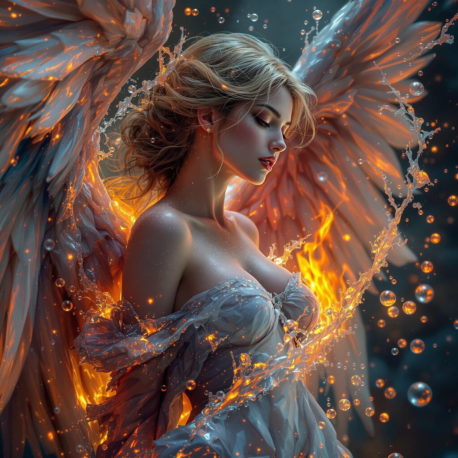 Angel Endures Worldly Sin with Unwavering Compassion and Lov...