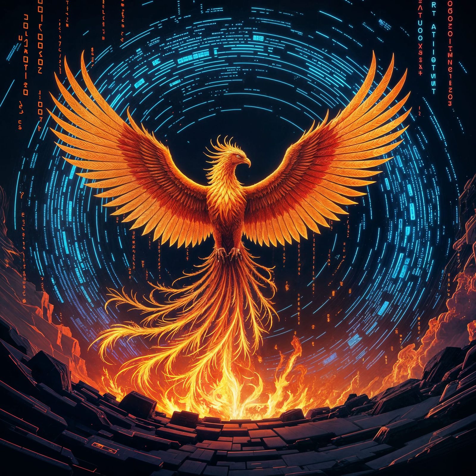 Digital Phoenix Rises From Code Inferno