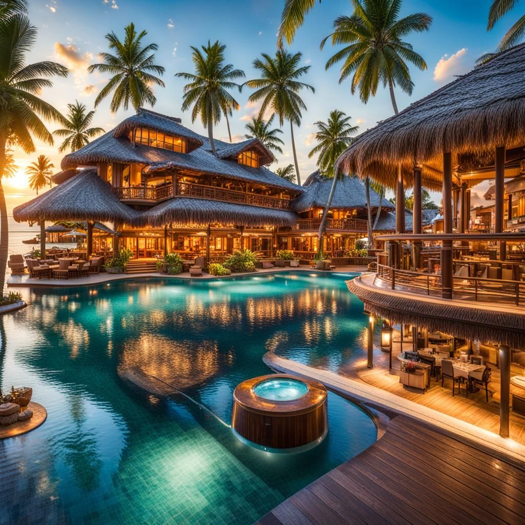 Paradise Cruise Train with Pool and Jacuzzi