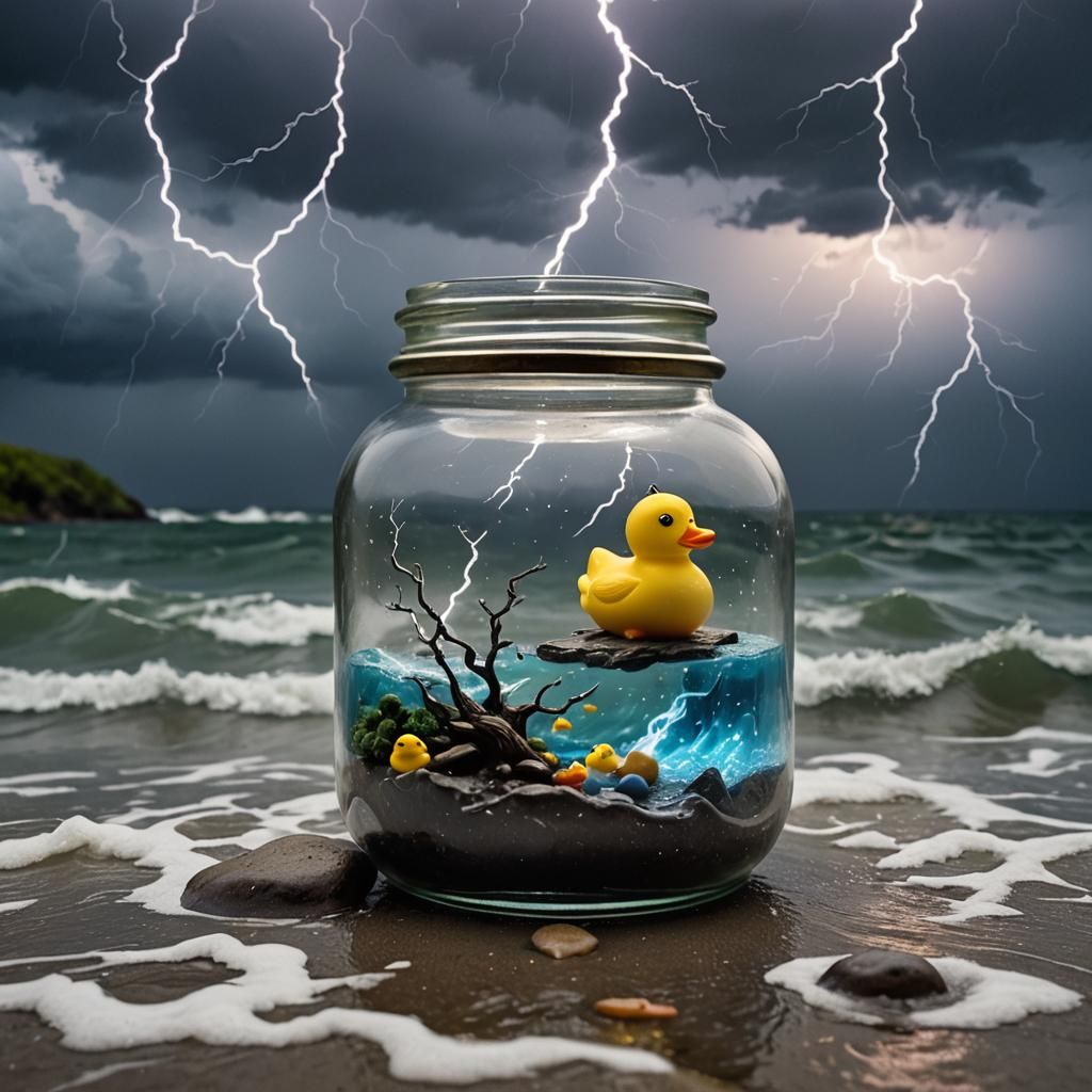 Miniature Thunderstorm in a Jar