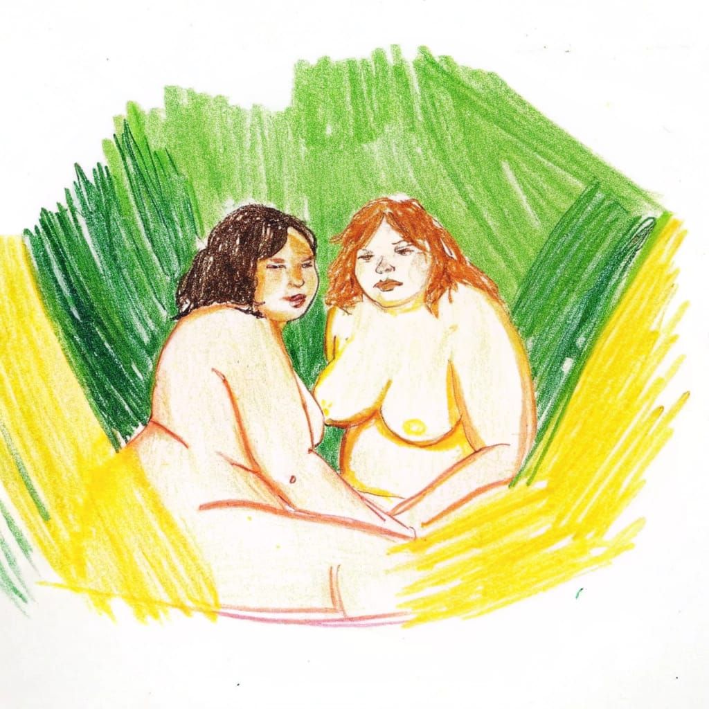 Alluring BBW Twins with Round Bums