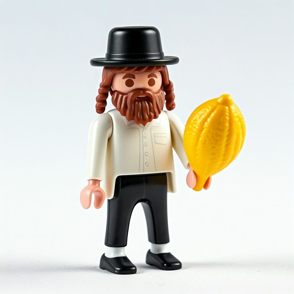 Playmobil Hasidic Jewish Man with Etrog