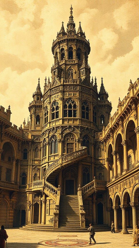 Leonardo da Vinci's Blueprint For A Renaissance Tower of Babel