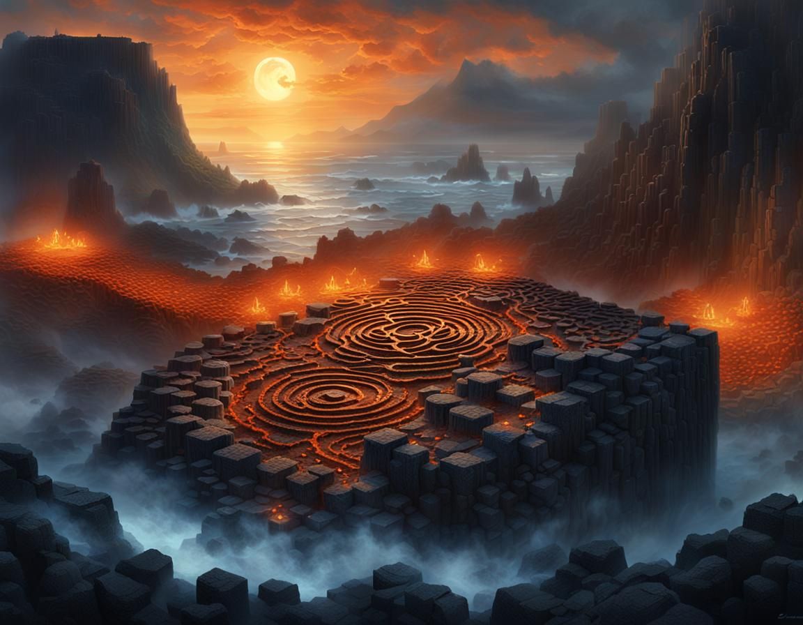Fionn mac Cumhaill Builds Giant's Causeway: Celtic Art