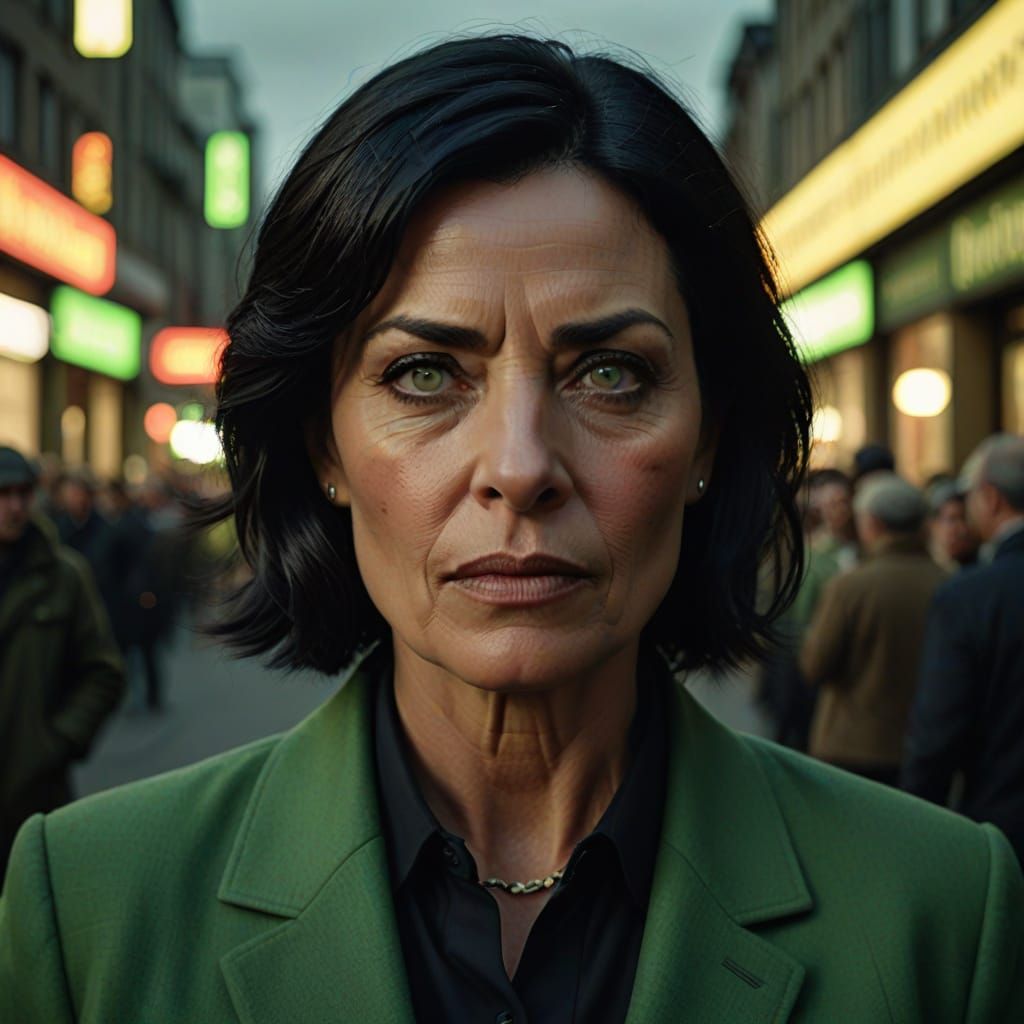 Hyperrealistic Portrait of Afrikaaner Politician with Intens...