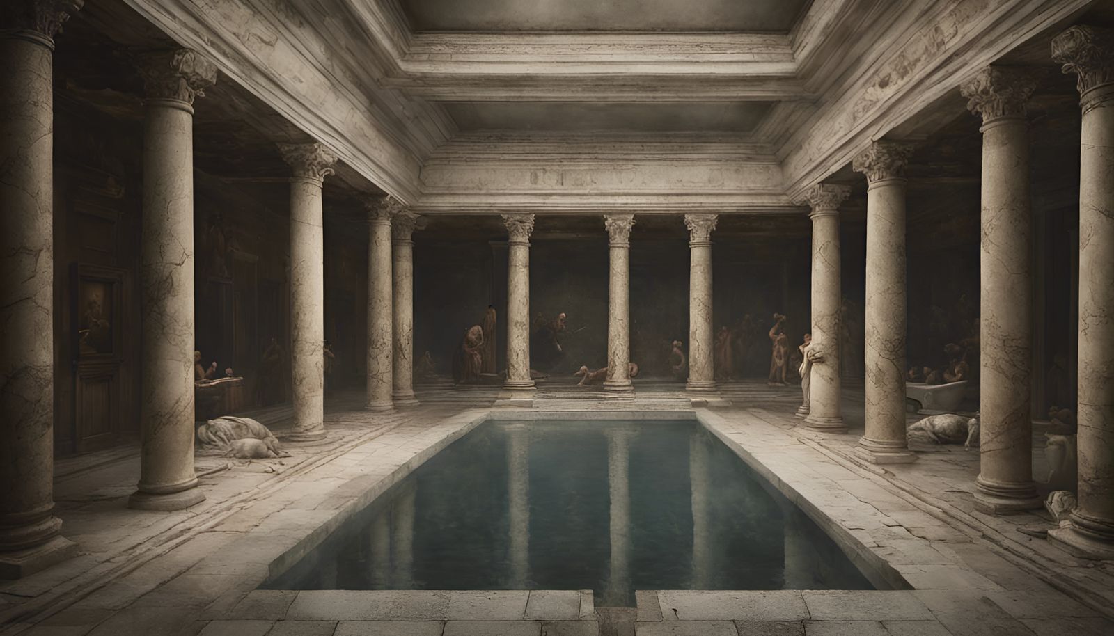 An Indoor Roman Bath House