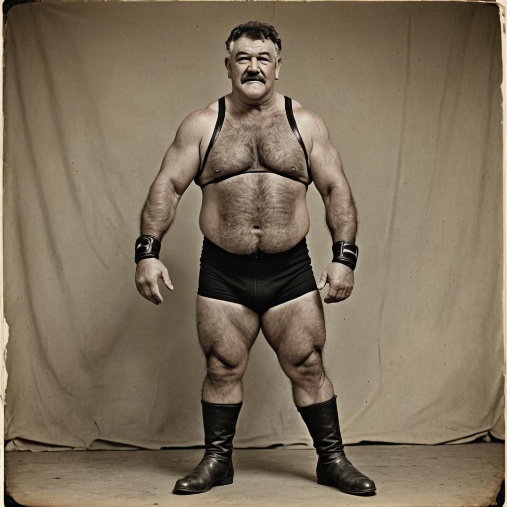 Australian Wrestler's Victory Pose