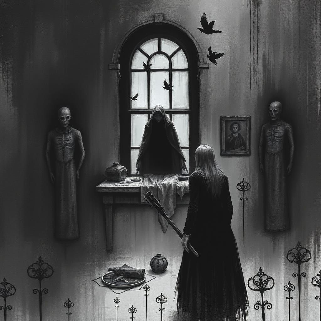 Mysterious Woman Communicates with the Otherworld