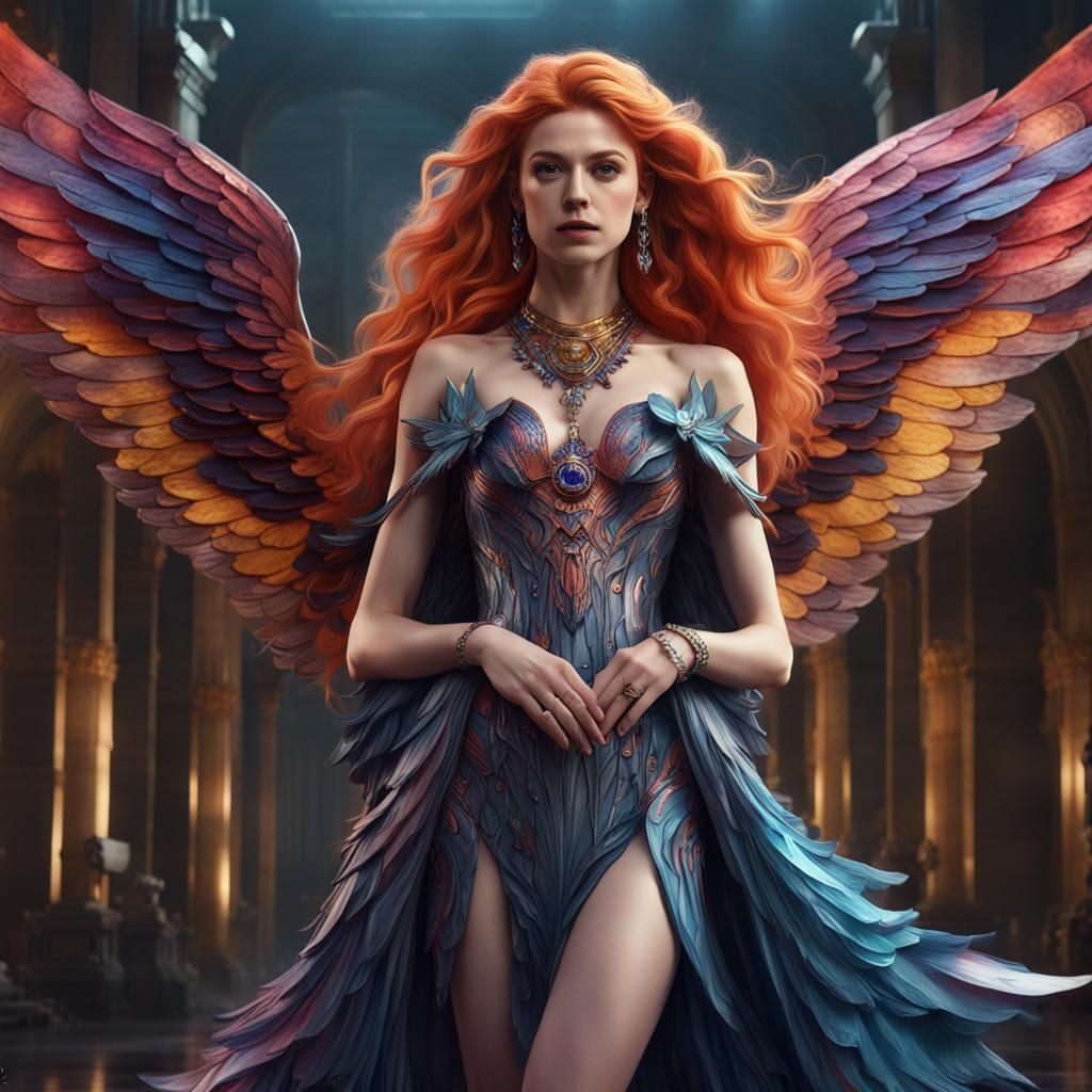 Katherine McNamara in Detailed Fantasy Art