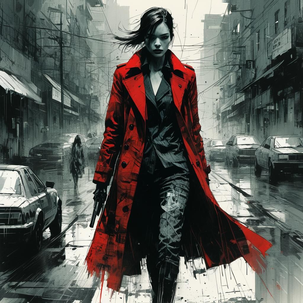 She's got an avalanche packed in a snowball, she's losin' all the leeches like a stone wall