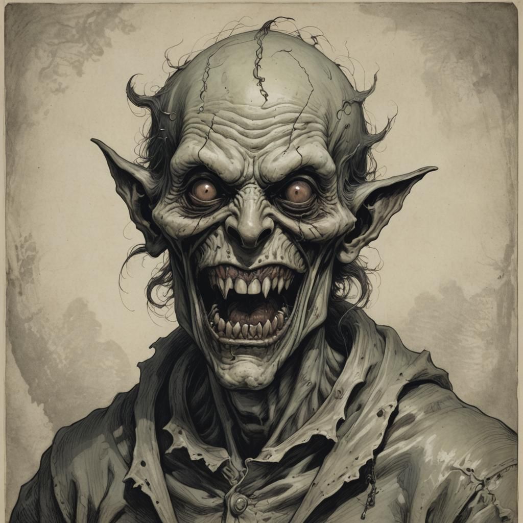 Grotesque Ghoul: An AI Interpretation