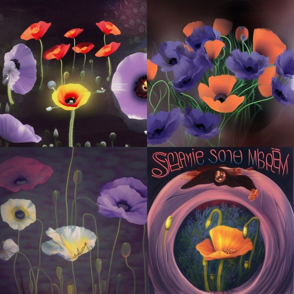 Dreamy Poppies: A Hypnotic Sleepscape