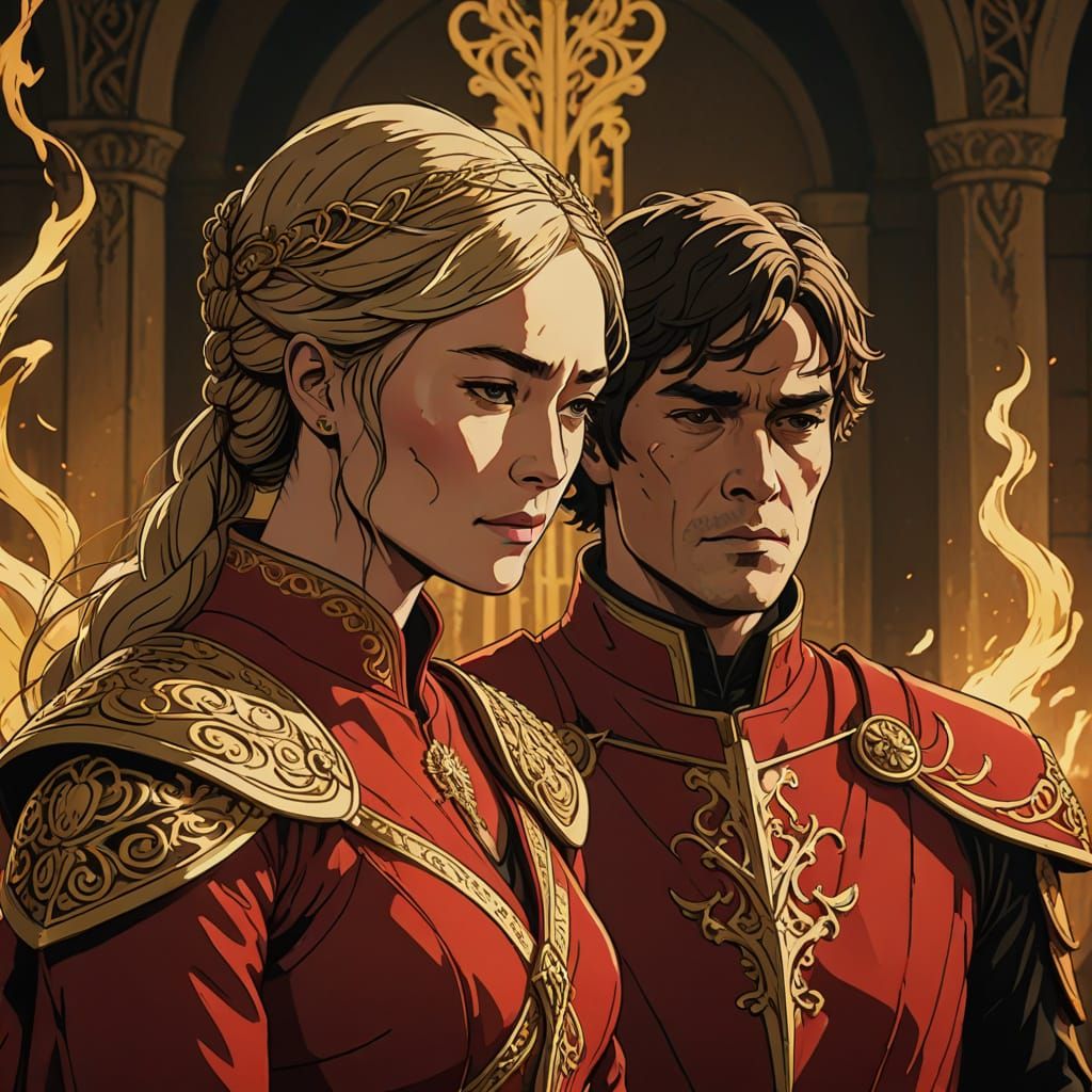 Cersei and Lancel Lannister