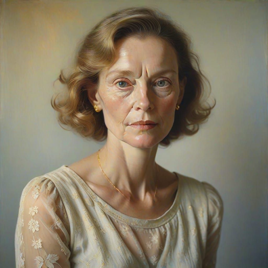 Golden Intimate Portrait of a Cherished Individual