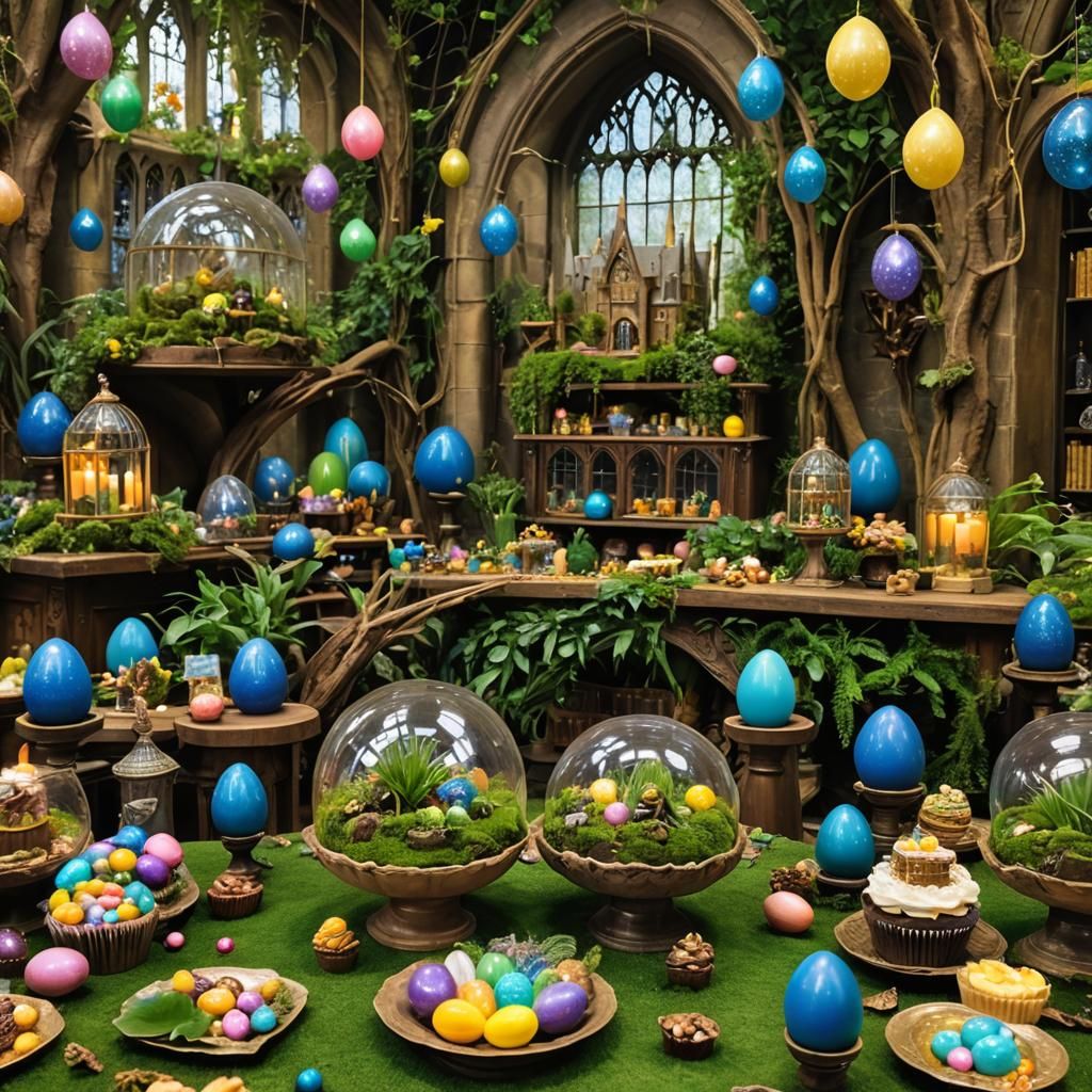 Hogwarts Easter Terrarium: A Magical Feast