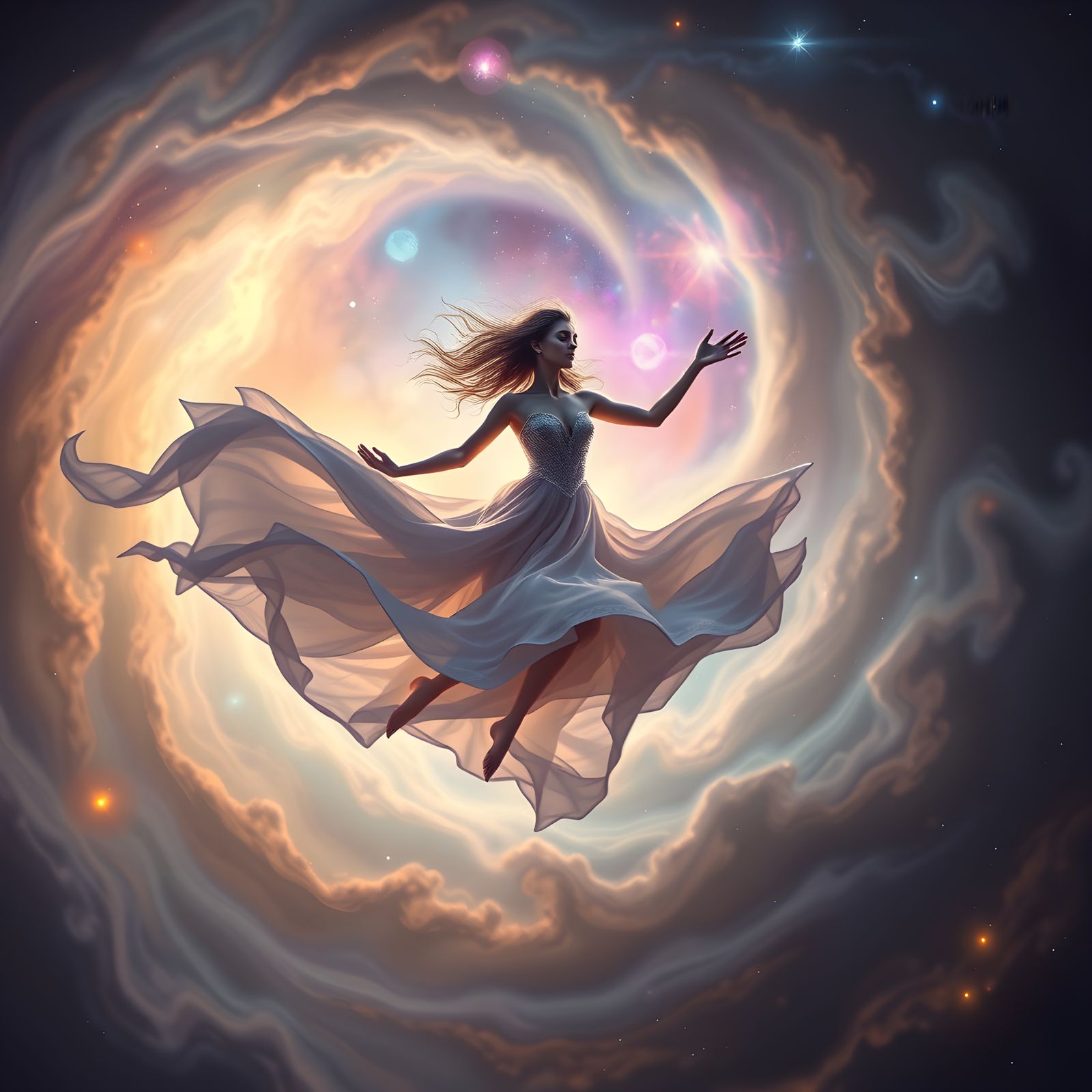 Ascension: A Surreal Journey to Cosmic Unity