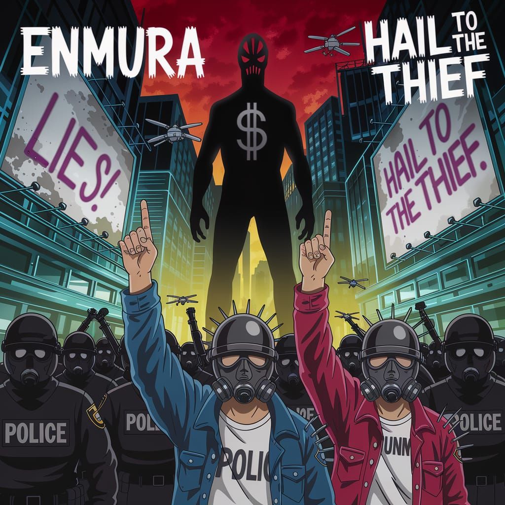 Cyberpunk Chaos: Dystopian Rebellion Unfolds