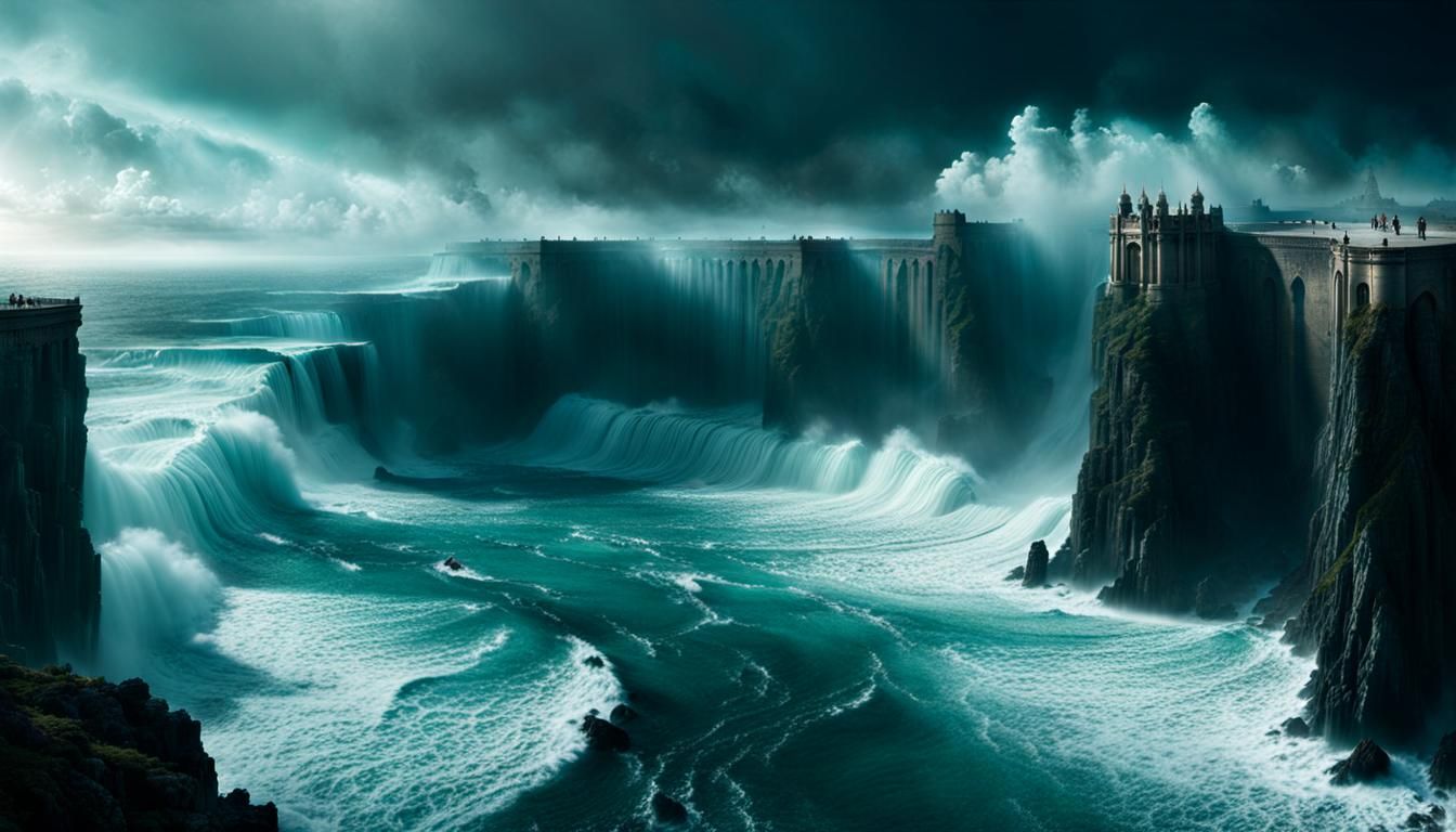 Red Sea Parting: A Digital Matte Painting