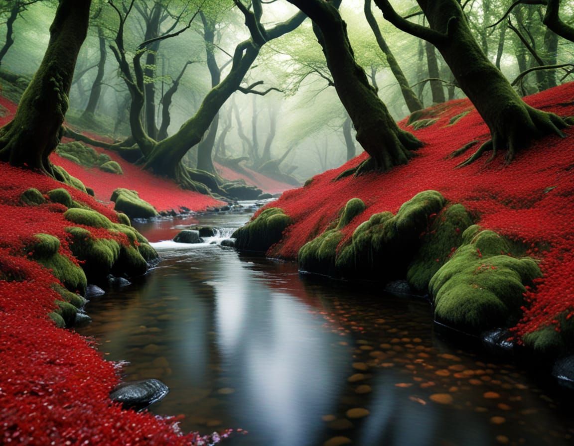 Leafy Island Hideaway for Faeries and Herons