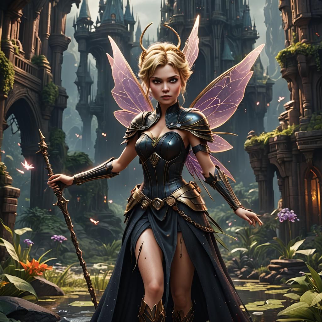 Darth Tinkerbell Detailed Matte Painting