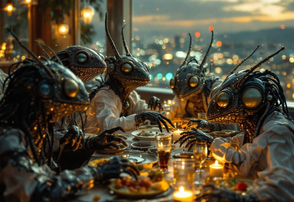 Lizard People's Surreal Formal Dance