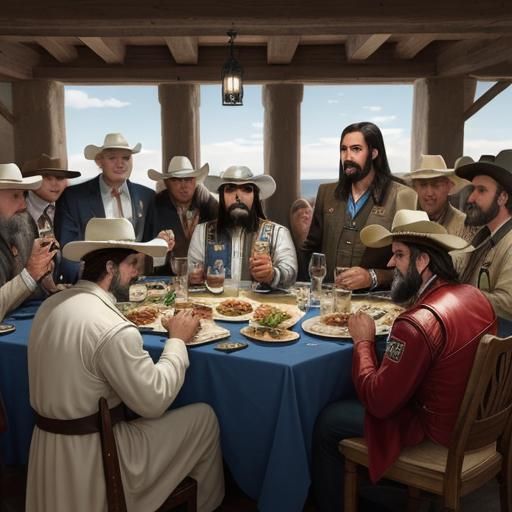 The Last Supper Reimagined: A Texas Scene