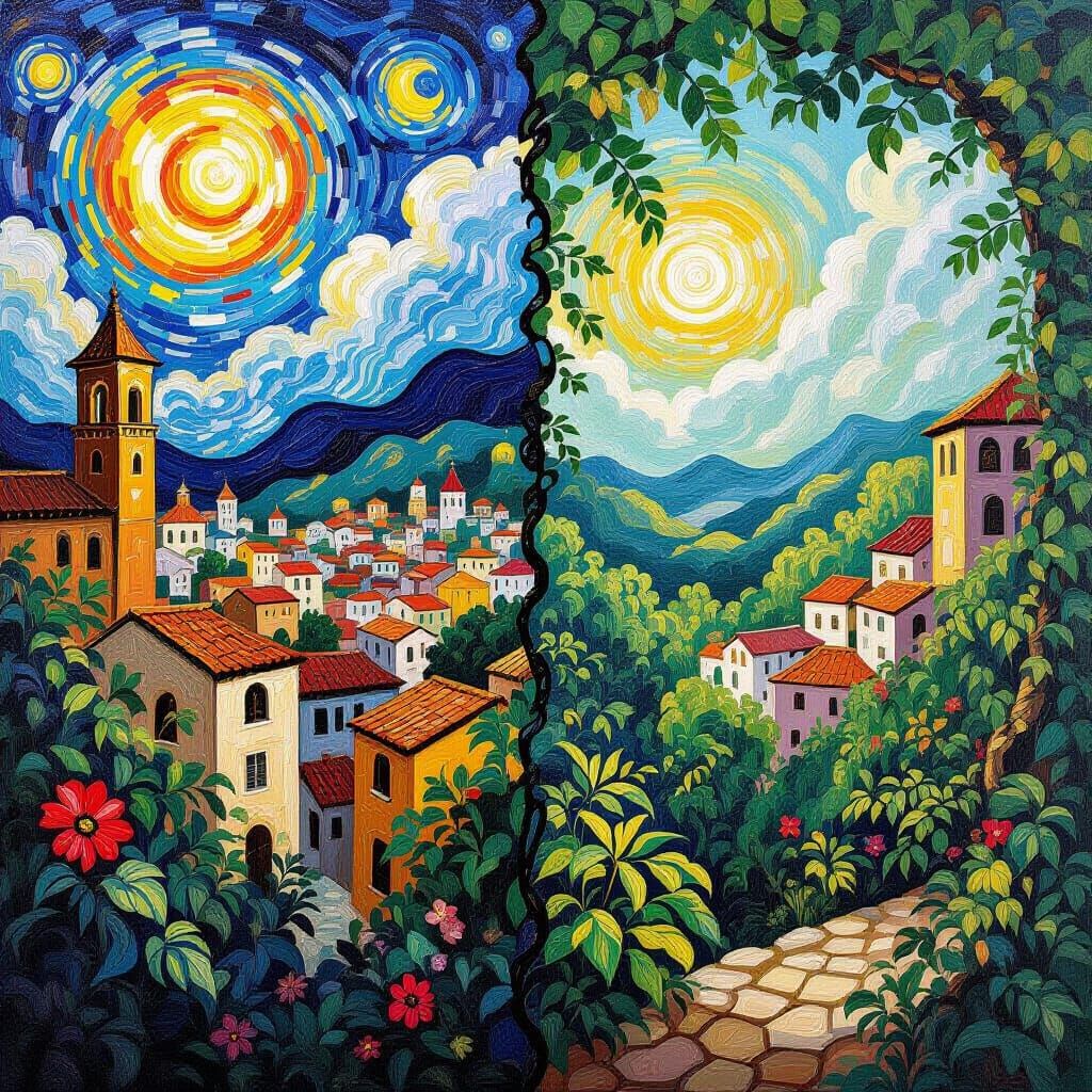 Ankh-Morpork: Oil Painting Meets Jungle, Post-Impressionist ...