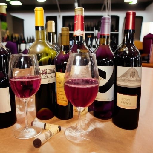Festive Wine Party Celebration
