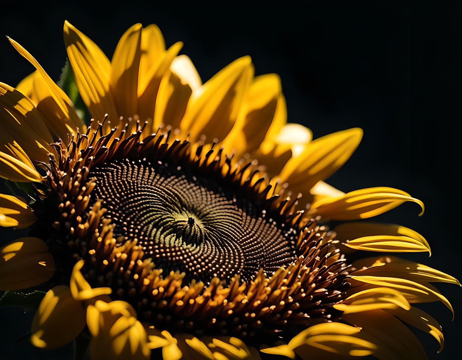 Sunflower Close-Up: Professional Photography with Bokeh
