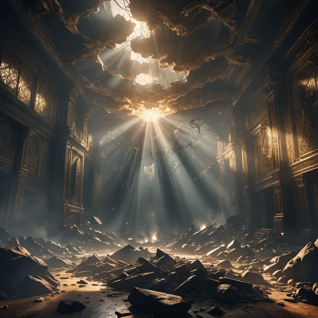 Heavenly Light Turns to Darkness: 3D Rendering