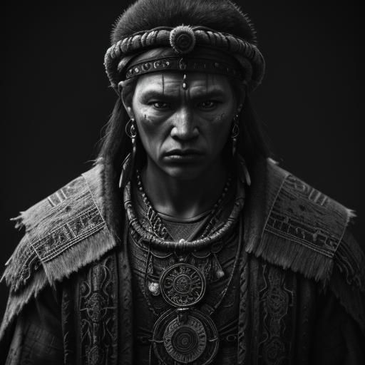 Intricate Shaman in Hyperrealistic Cinematic Style