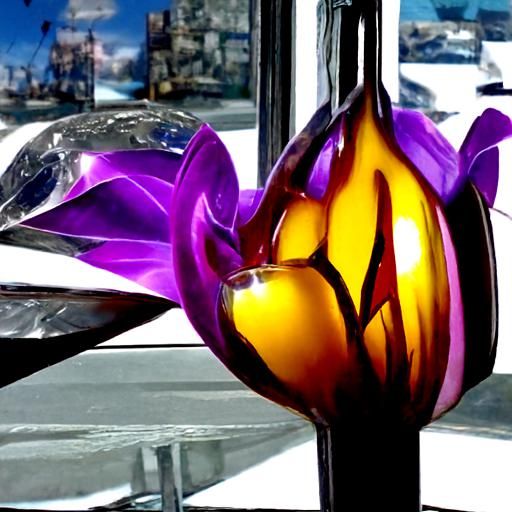 Glass flower