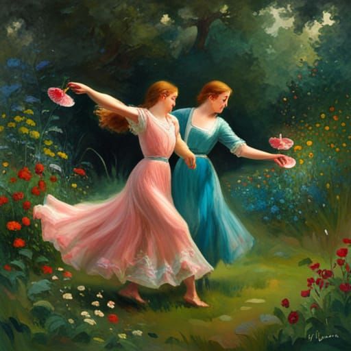 Dancing Flowers: An AI Interpretation