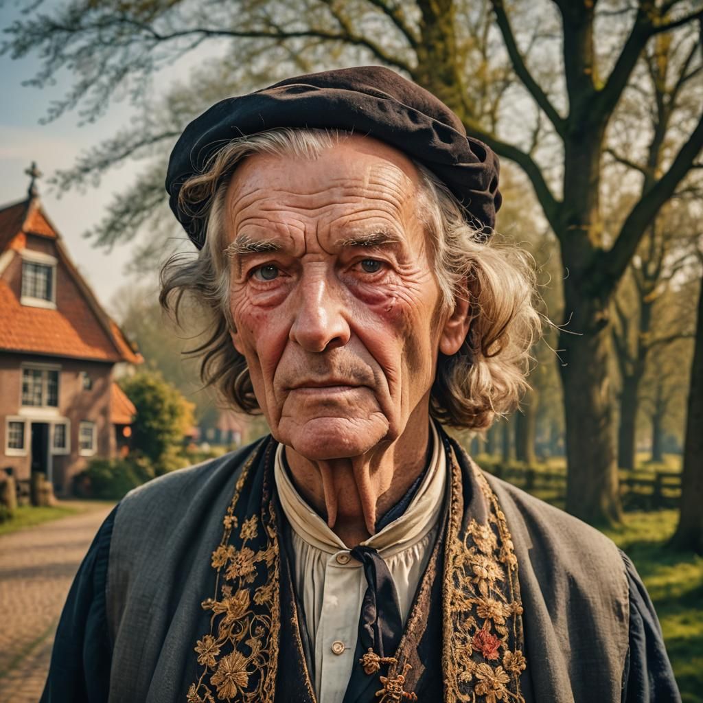 Dutch Master Portrait of Kommer Akershoek