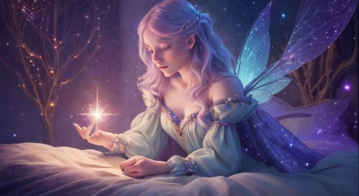 Astral Fairy Tale Bedtime Story in Soft Colors