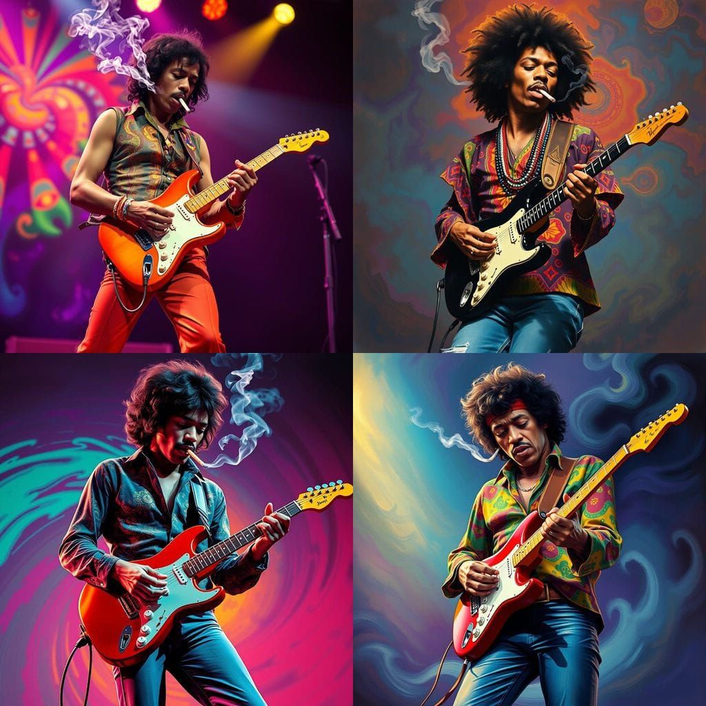 Hendrix Plays Iconic Riff in Moody Blues