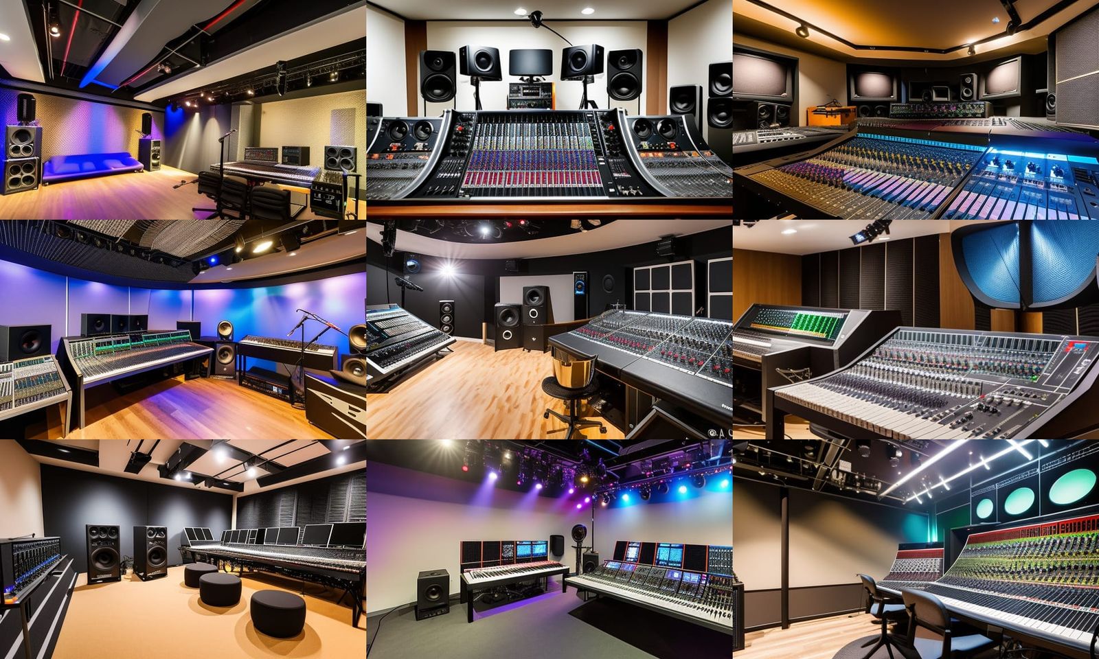 Music recording studios