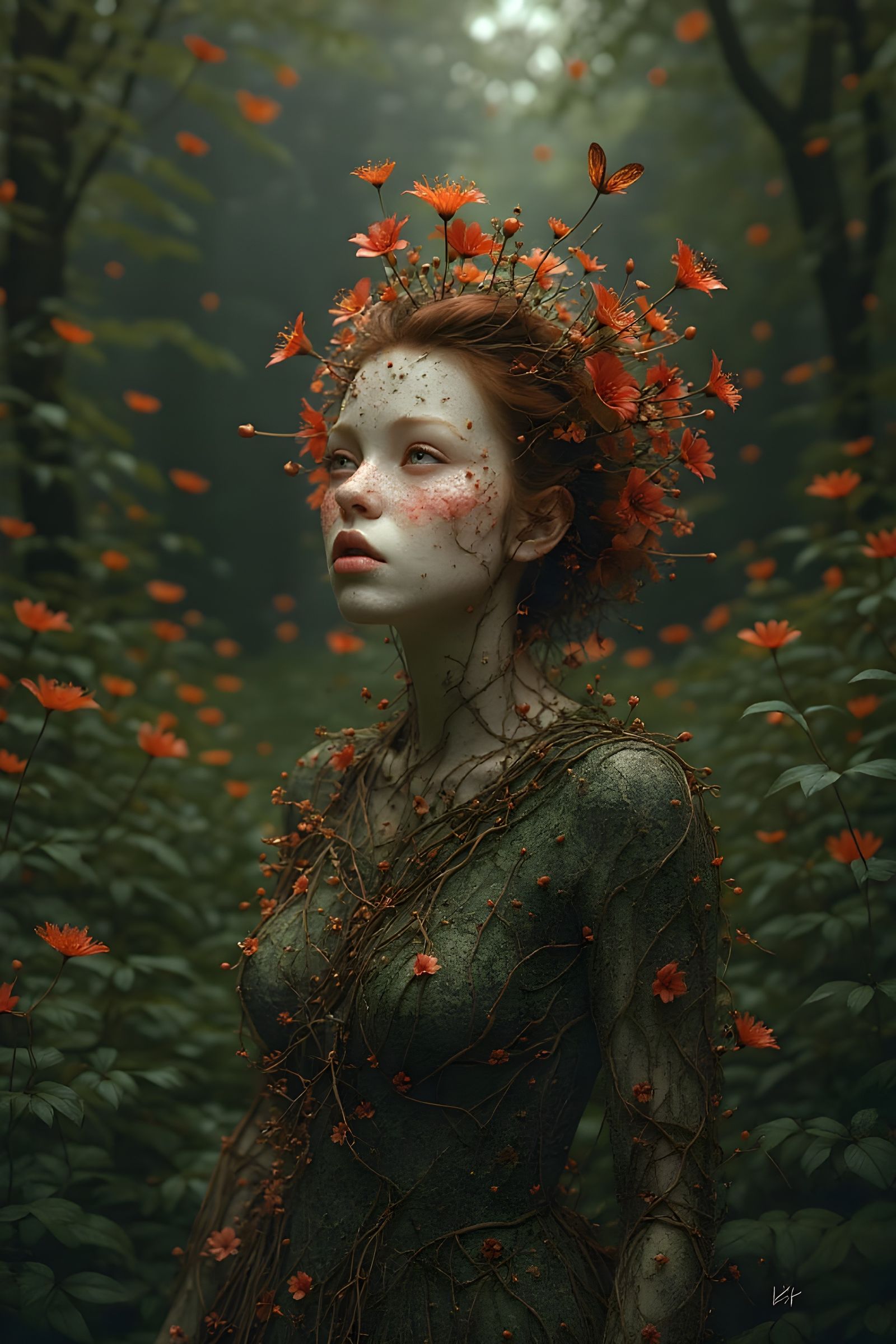 Une dryade surréaliste