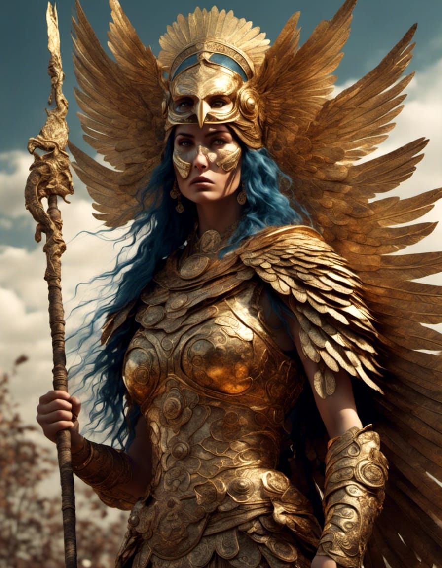 <lora:Aquarius:1.0> <lora:NC Hyperreal:1.0> Athena, Greek go...