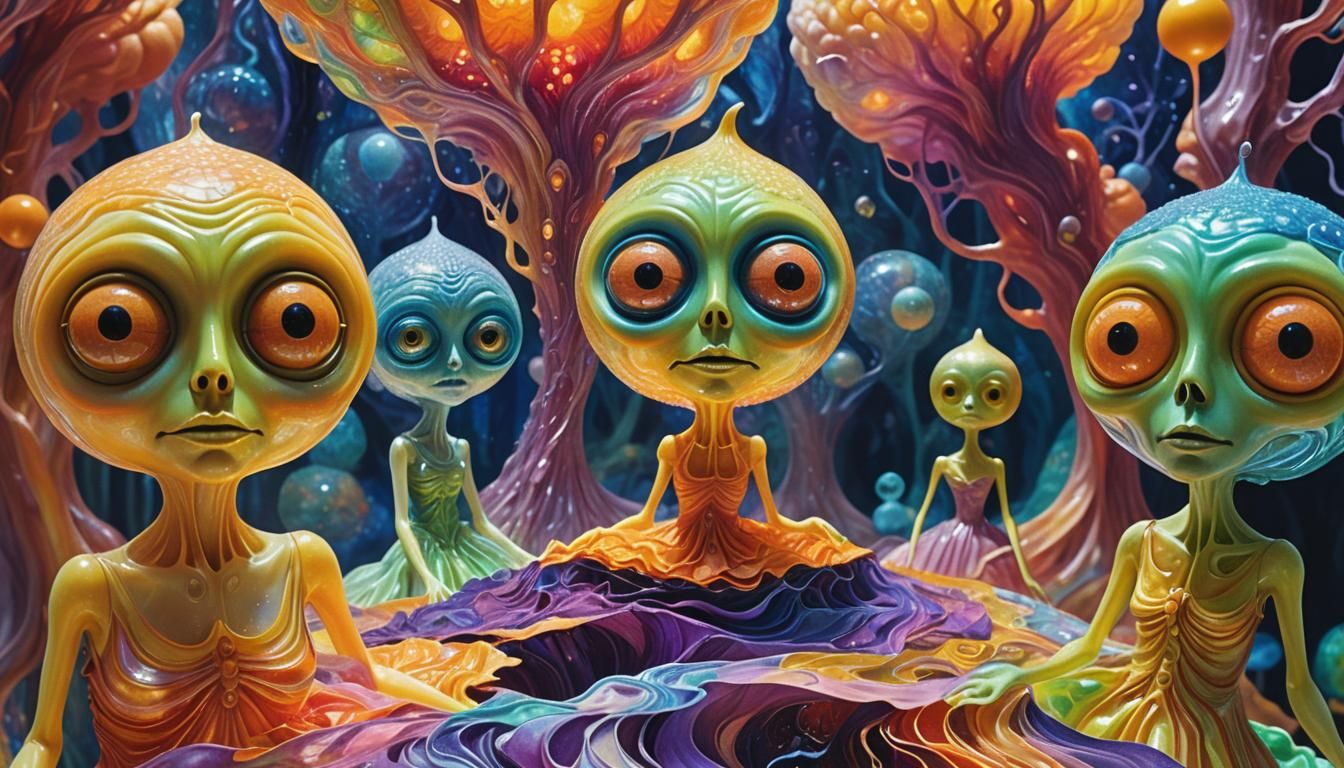 Fragmented Celebrity Apparitions in Deepdream Haze