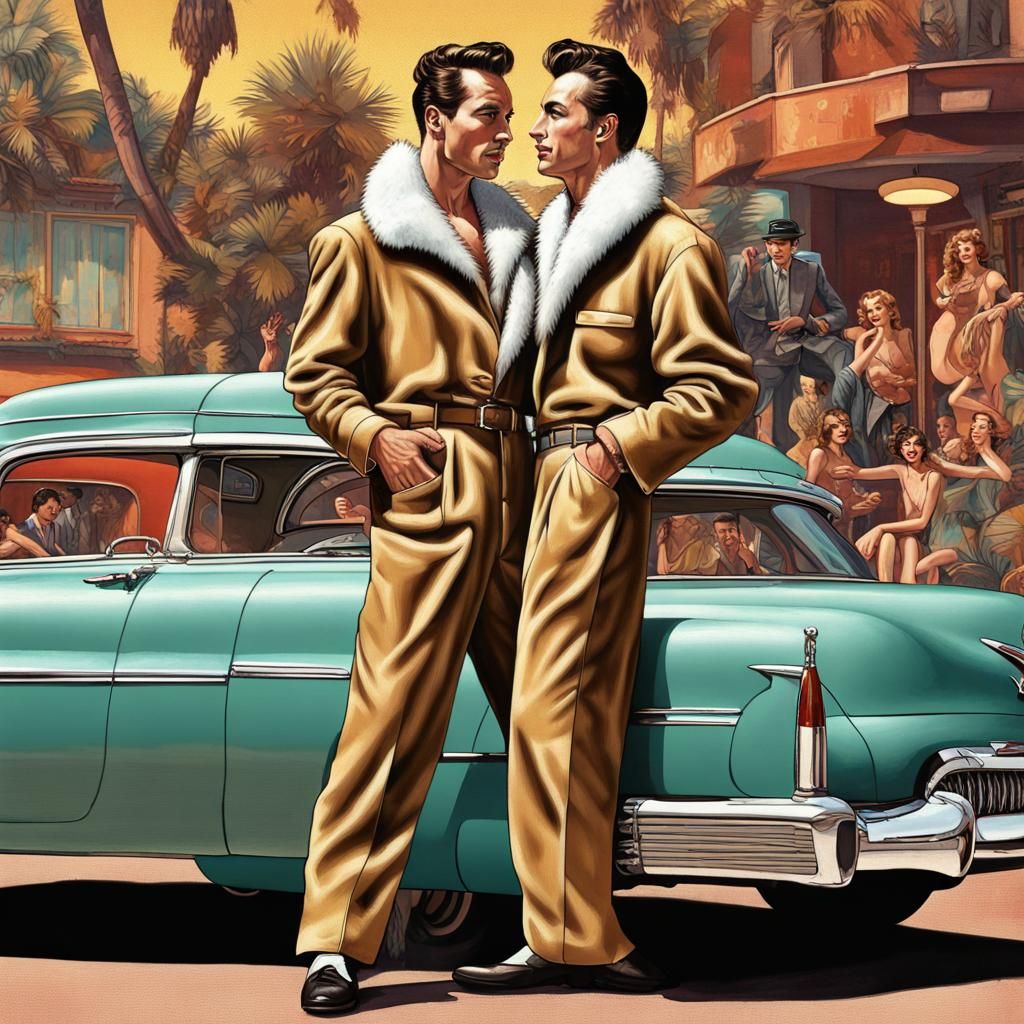 1950s rock n' roll guys