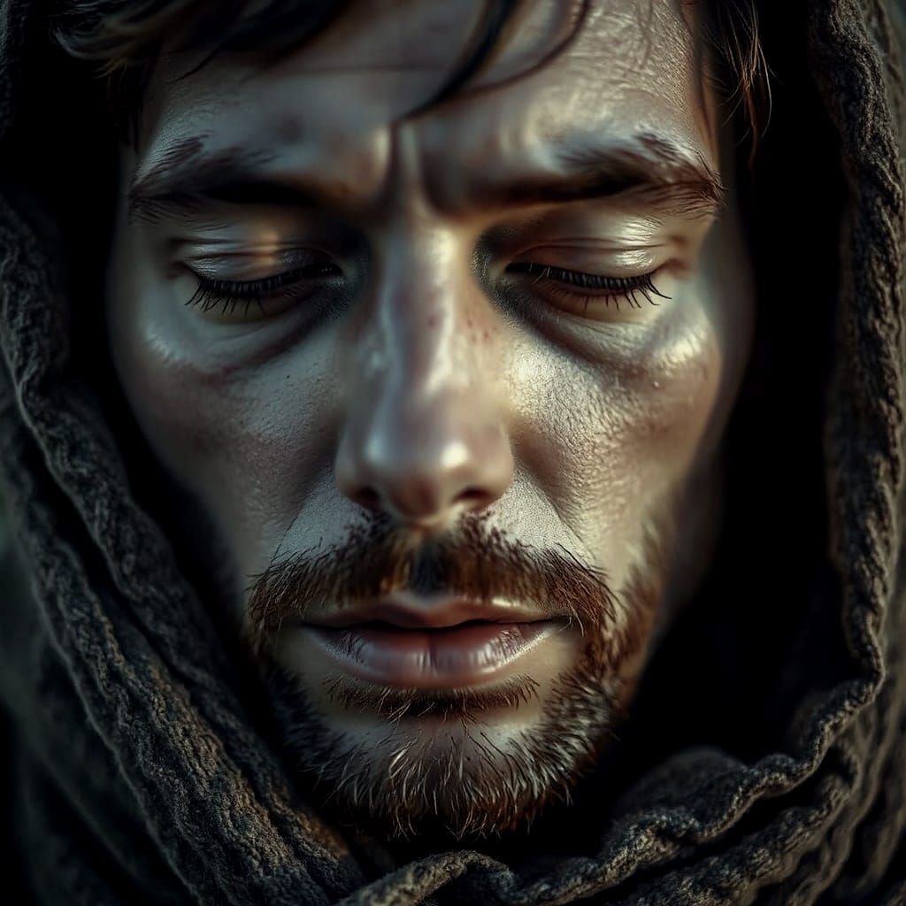 Wind-Brother Sings Ancient Songs in Ambient Light Portrait