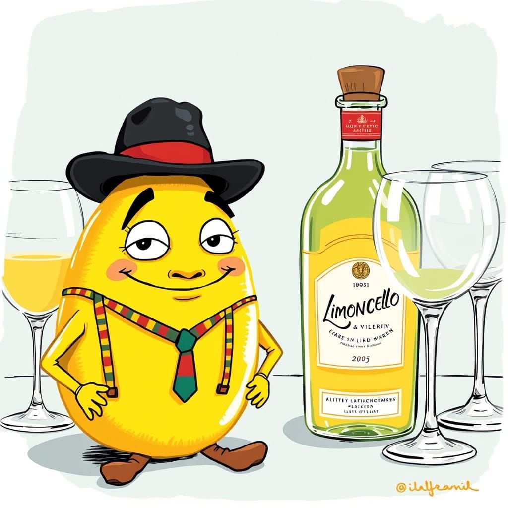 Whimsical Lemon in a Vintage Italian Setting