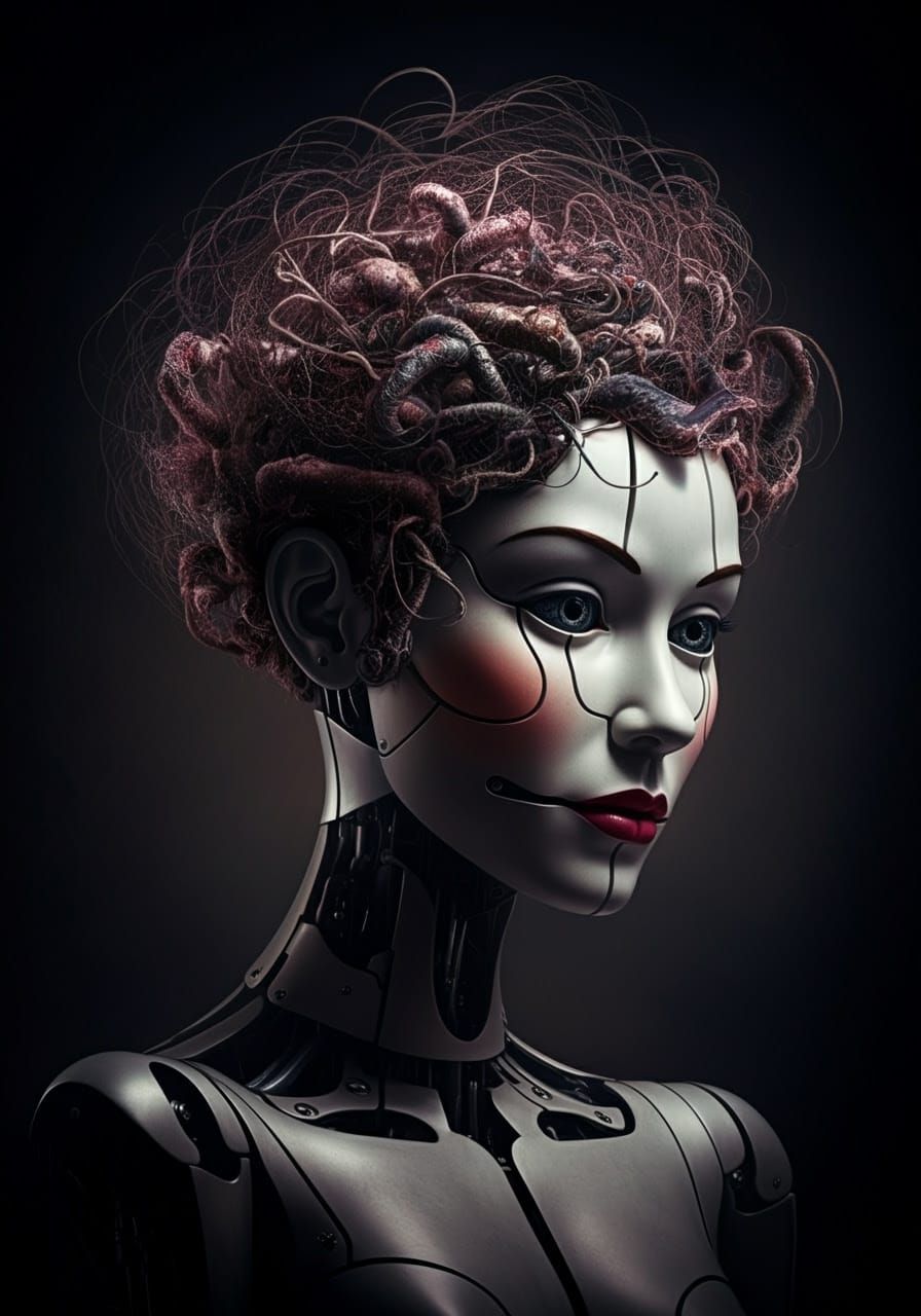 Automatron Audrey's Wirish Whirlington Hair Mirrored in Craz...