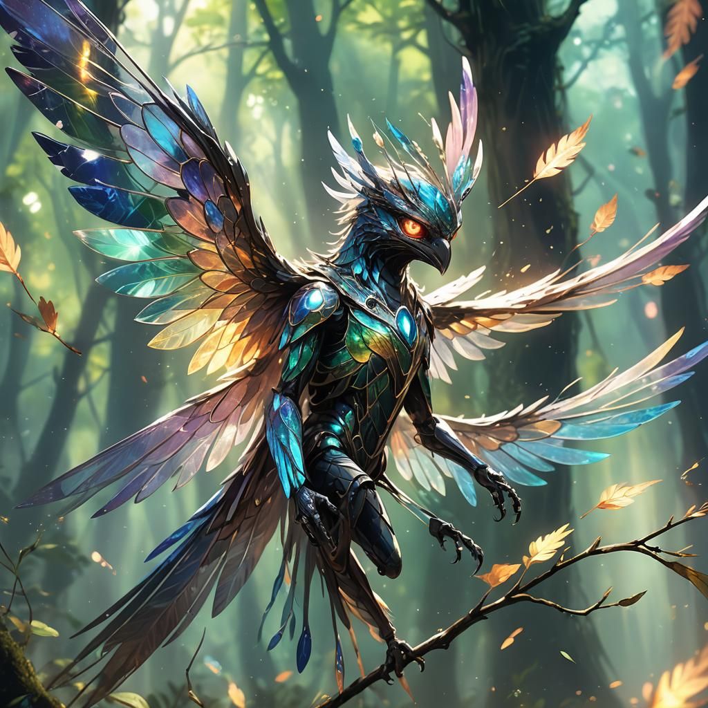 Iridescent Fairy Creature Concept Art