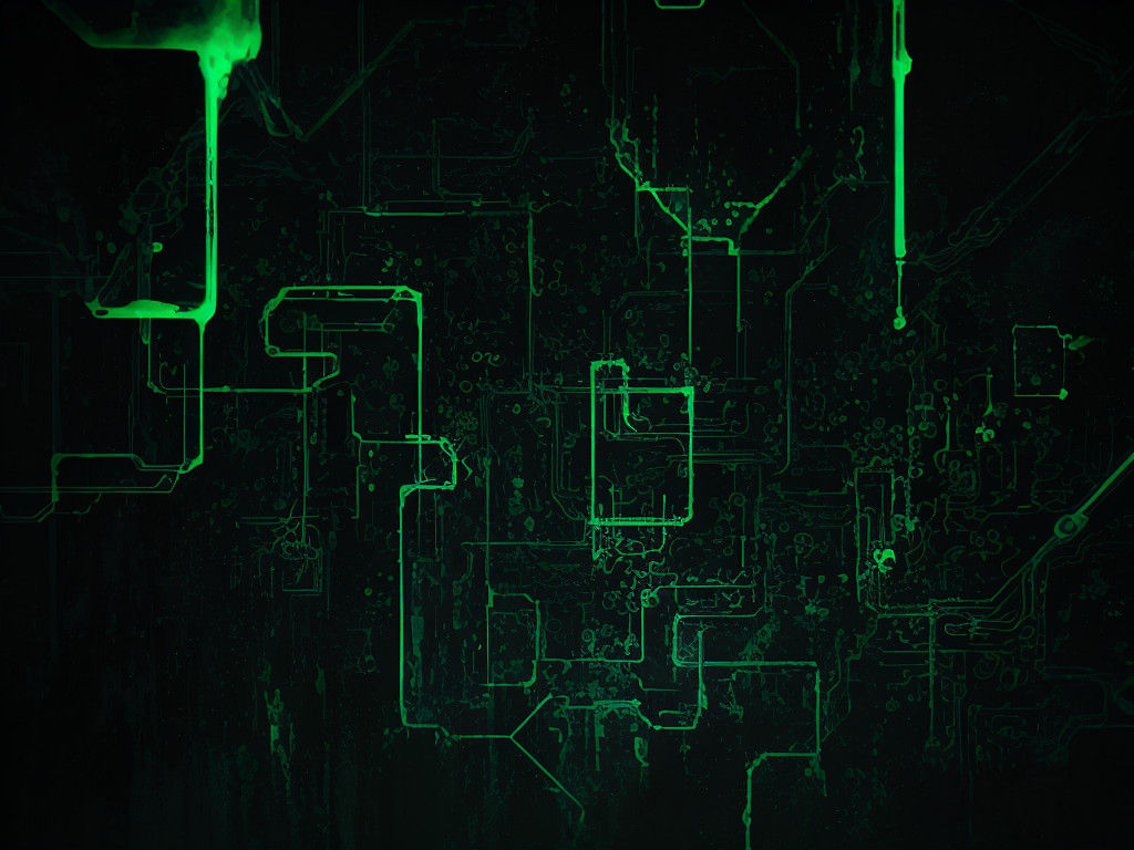 Dark Industrial Mechanisms in a Close-Up