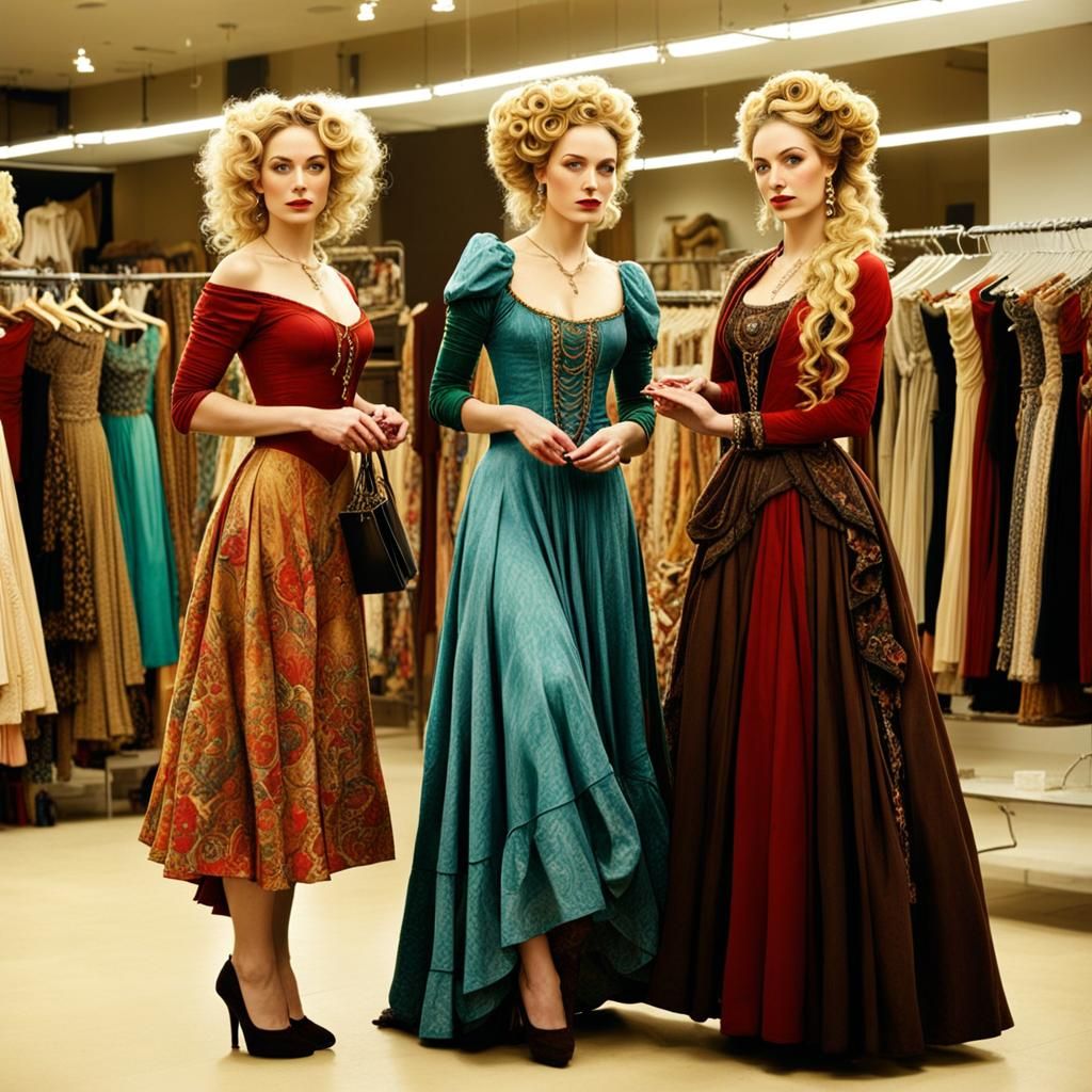 Evil Princess Shopping With Servant: Detailed Art