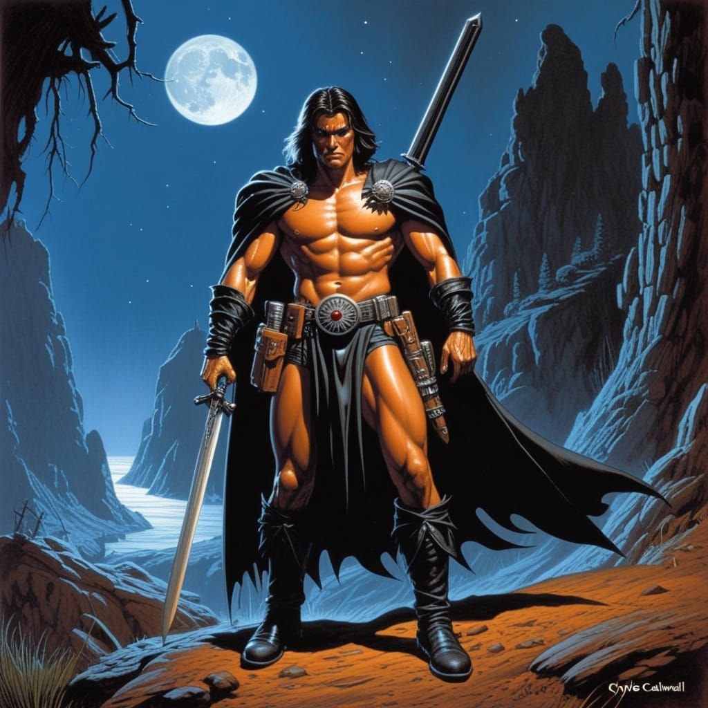 Dark Fantasy World in Grimdark Style